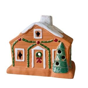 Vintage Pier 1 Imports Boho Terra Cotta Candle Incense Christmas House